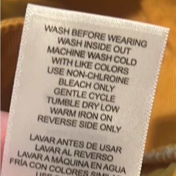 15. Everly Paper Bag Shorts in Marigold, Various Sizes - Picture 11 of 13